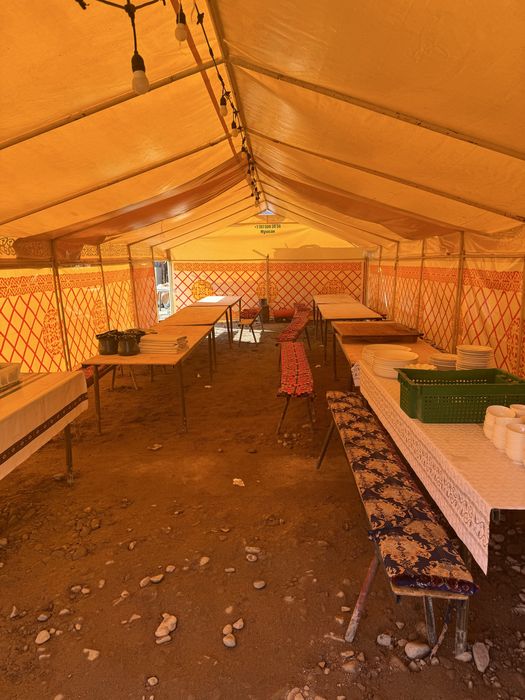 Аренда палатка юурта стол пасуда