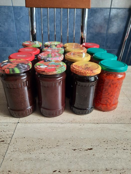 Dulceata de goji, de cireșe si gem de căpșuni