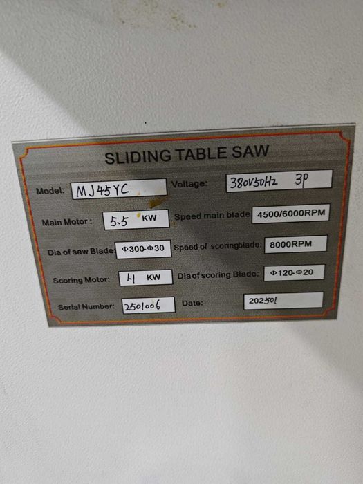 Станок форматно раскроечный MJ45YC