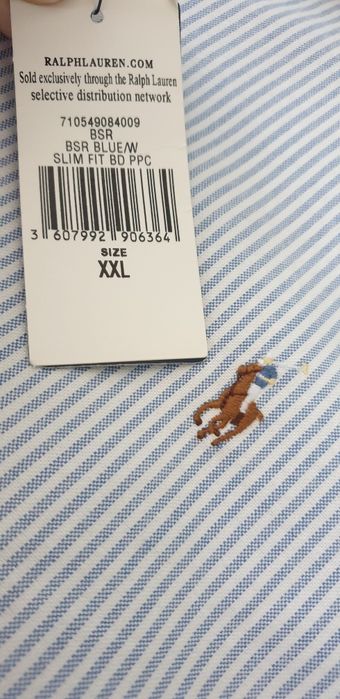 POLO Ralph Lauren Slim Fit Cotton / 2XL НОВО! ОРИГИНАЛ! Мъжка Риза