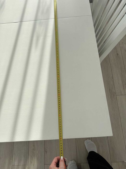 MASA IKEA Bjursta - ALB - extensibila 140/180/220cm