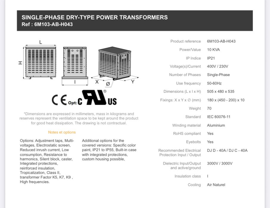 Transformator Le Cosinus