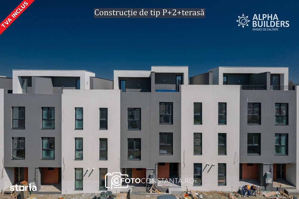 #TVA inclus: 4 dormitoare, 3 dressinguri, 3 băi, terasă 42mp · parcare