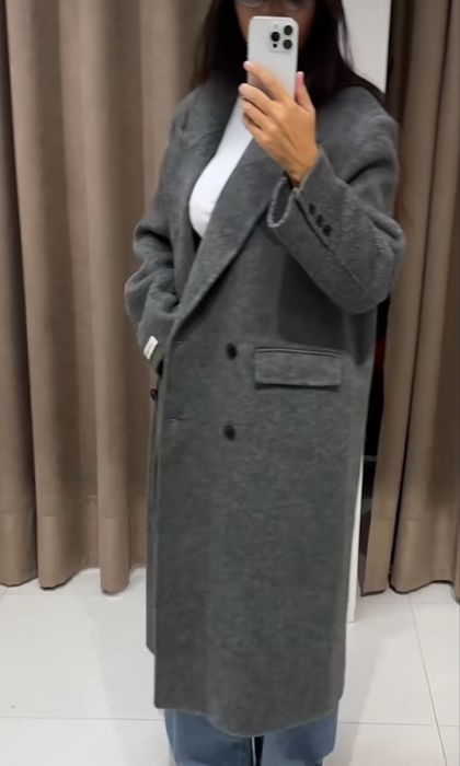 Пальто 100% шерсть новое