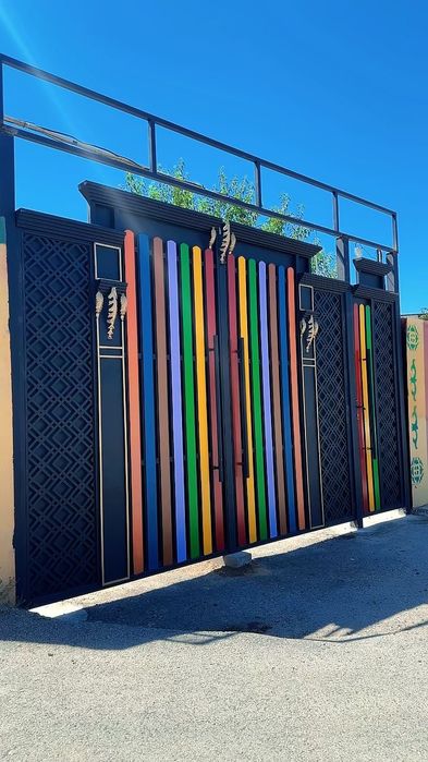 Навес, ворота, тапчан, сварка,