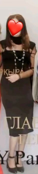 Чёрное вечернее платье