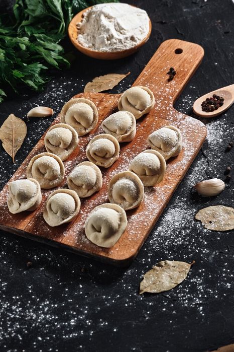 Манты - пельмени домашние