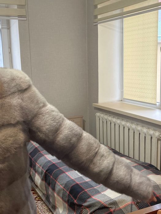 ШУБА . Голубая норка.