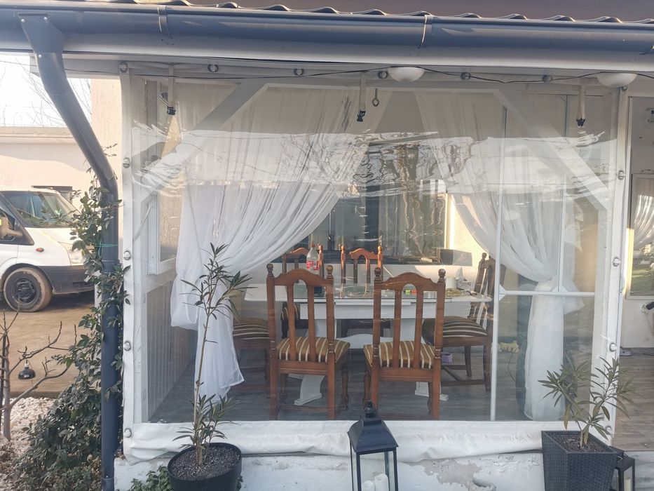 Folie transparenta Cristal 0.8 mm terase și foisoare