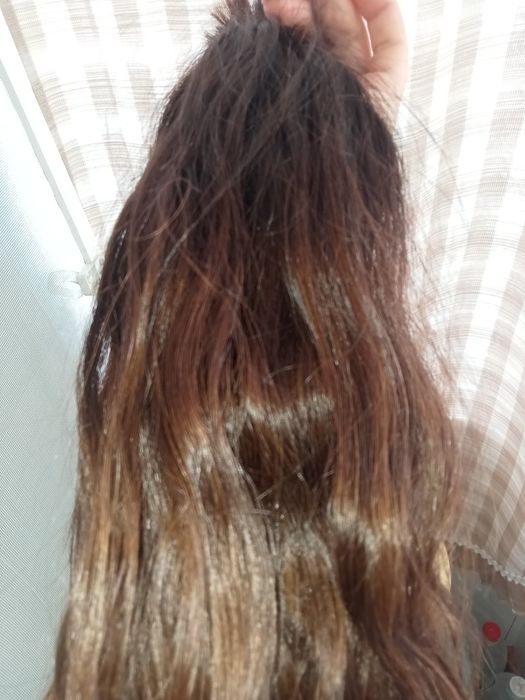 Хвостик волос " Срез"