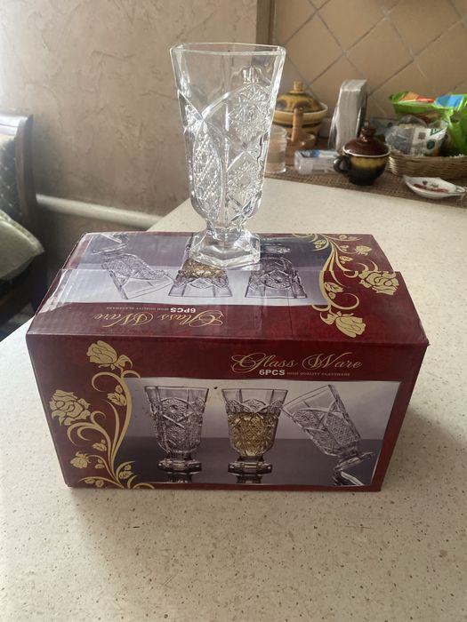 Продам хрустальные бокалы