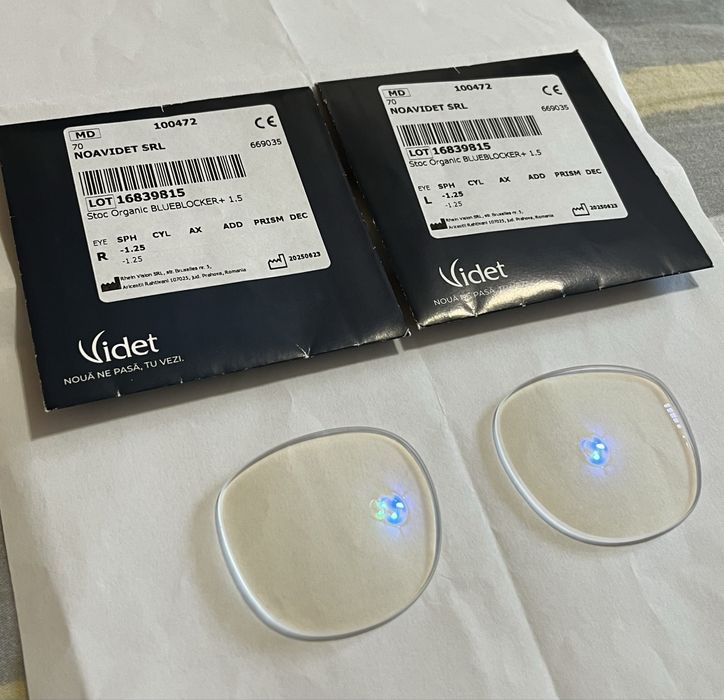 Lentile ochelari distanta -1.25 Protectie PC