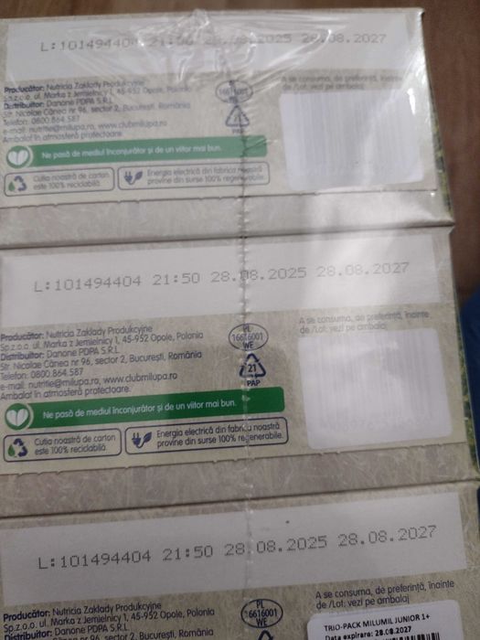 8 cutii Lapte praf de un an milupa milumil
