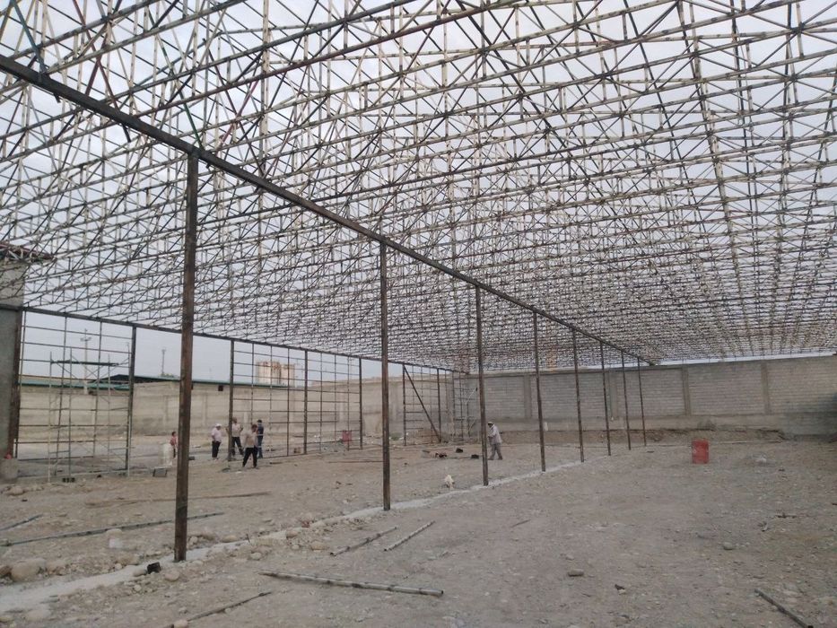 Контейнер профиллари ёки уголниклардан фермалар тайёрлаш ва урнатиш