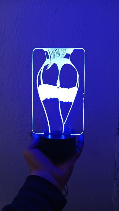 Нощна лампа за футболни фенове Левски Цска и други по поръчка