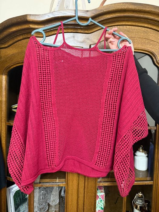 Кофта трикотаж прозрачная