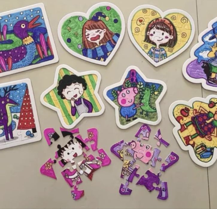 «Раскраска пазл»