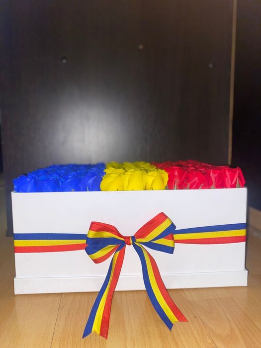 Trandafiri din sapun tricolor