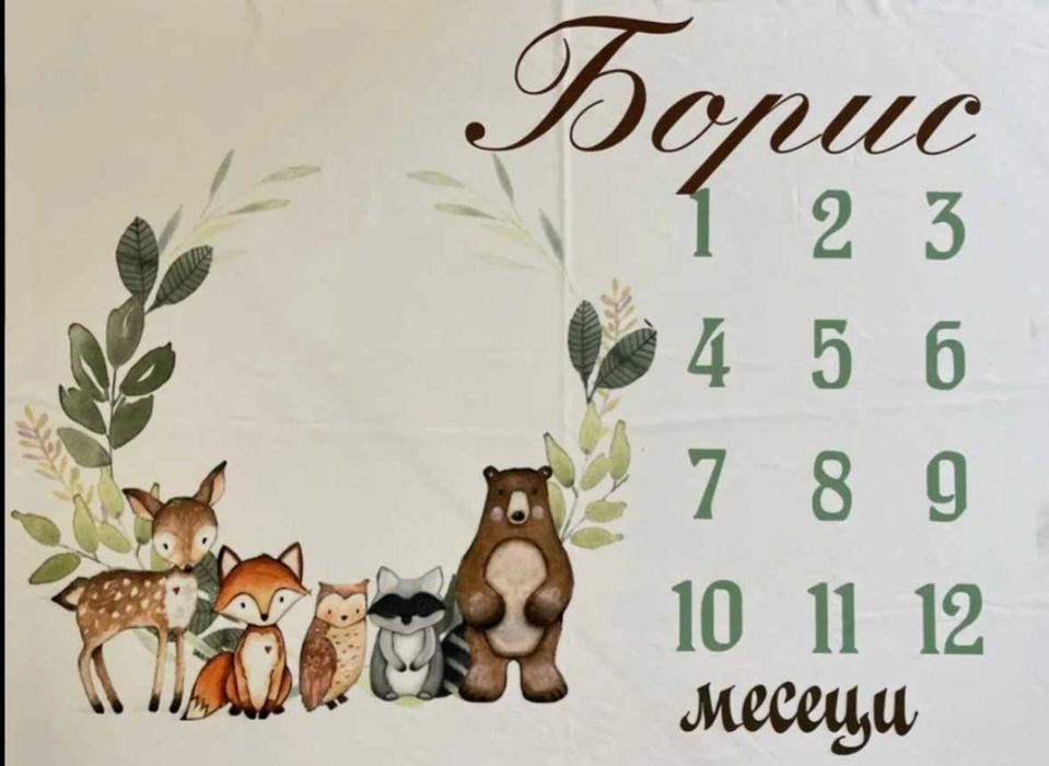 Ново платно за месечинки с име Борис