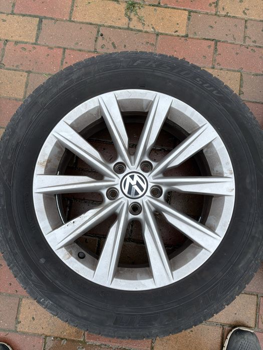 Roti jante VW Tiguan Passat Golf R17 cu anvelope de vara