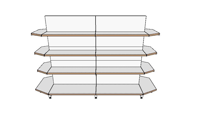 Стеллажи для магазина Астана