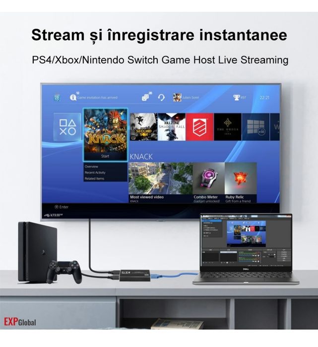 Placa de captura 4k PC Xbox PS4 / Captura video