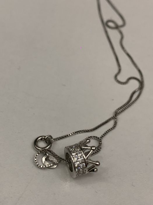 Lot obiecte colectie lantisoare si inele noi silver/inox cadou king