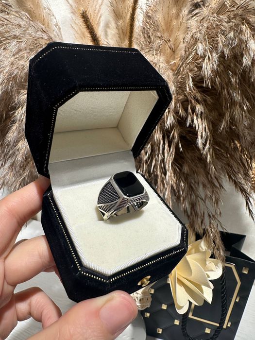 Серебряный мужской перстень 925 проба производство Турция. Доставка