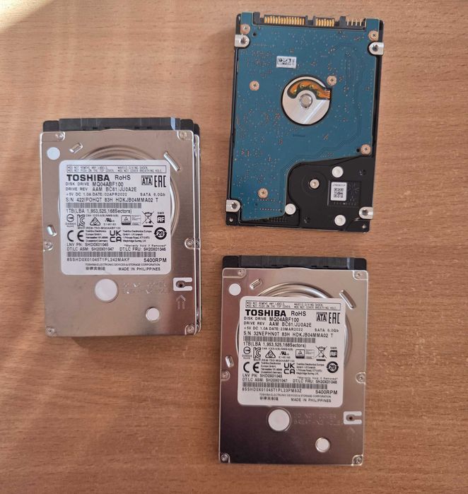 HDD Toshiba 1TB Хард Диск  5400 2'5 Laptop