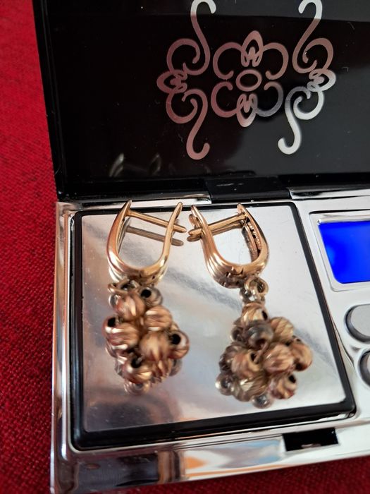 Cercei aur 14  k