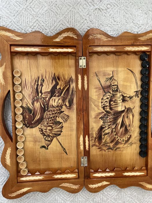 Нарды игральные,кустарная работа
