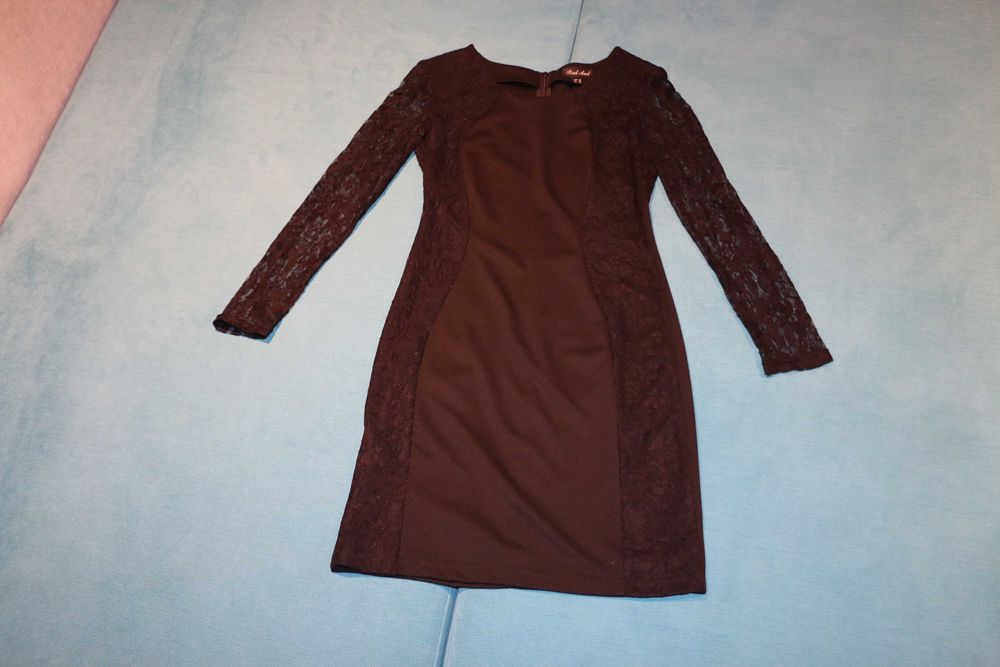 Rochie ocazie Bad Axel fusta neagra sacou verde cu negru marimea 38