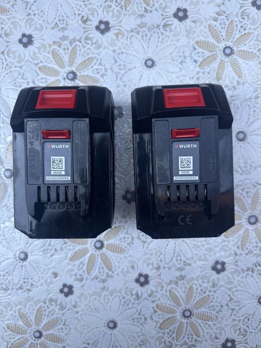 2 бр. Оригинални батерии Würth 18V 5.0Ah M-CUBE (W-Connect)