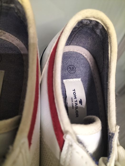 Teniși / Adidași Tom Tailor albi – mărimea 38