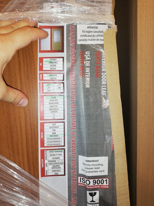 Vând uși 60 & 70 cm / toc / pervaz Porta Doors