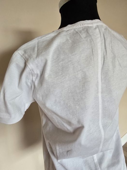Tricou Zara marime S-M din bumbac tricou Alb Zara