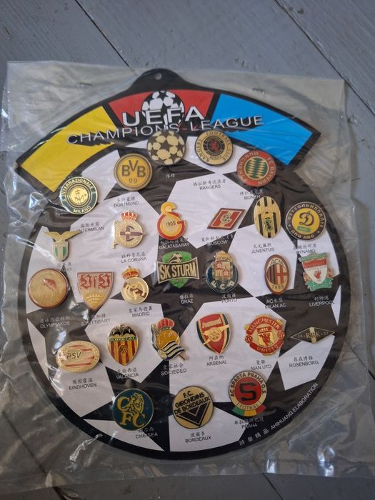 Seturi insigne Champions league, Serie A, La liga, Premier, Bundesliga