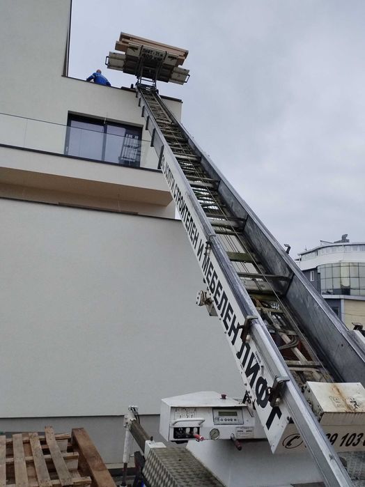 Мобилен хаспел под наем,строителен асансьор,лифт.