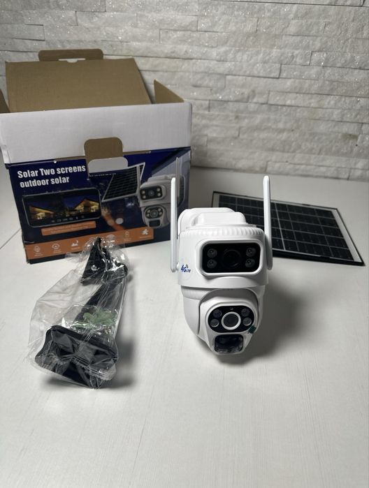 Camera video supraveghere noua 4G cu SIM si panou solar