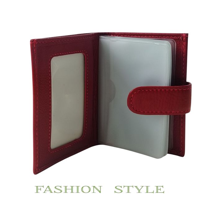 Калъф за документи и пари и книжни пари от естествена кожа