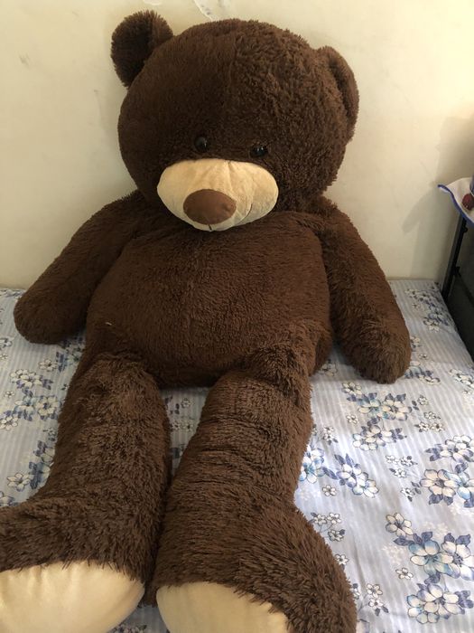 Urs plus 134 cm maro închis