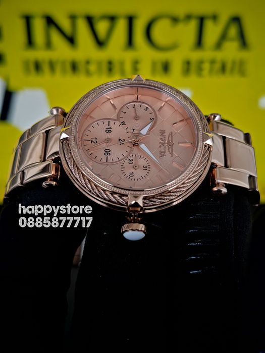 INVICTA Eterna Rose gold 36 mm, нов дамски часовник
