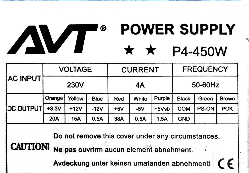 AVT P4-450W quvvat bloki (blok pitaniya)