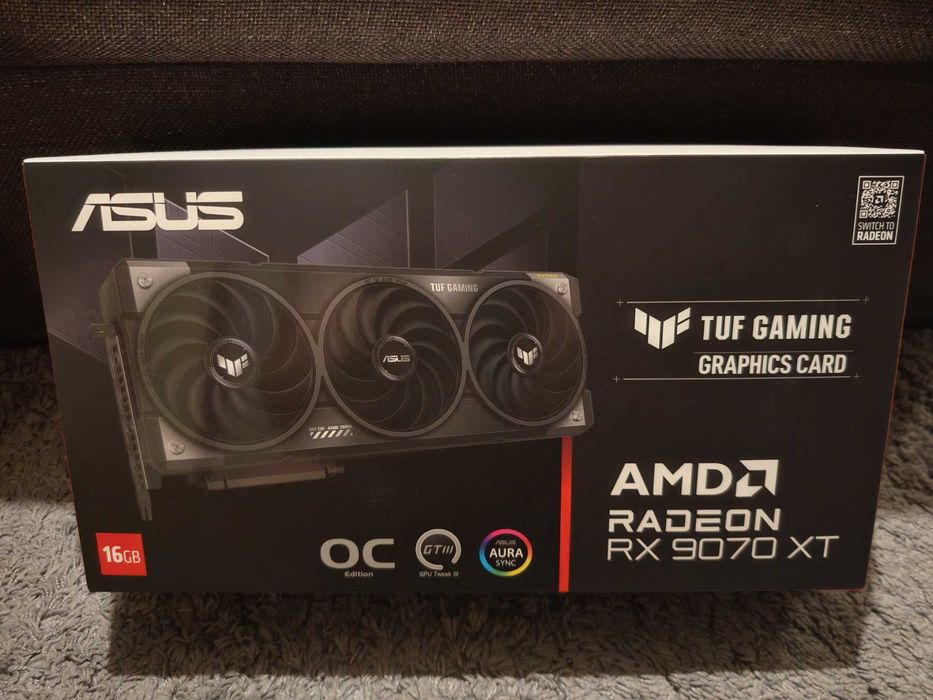 Видео Карта ASUS TUF Gaming Radeon RX 9070XT OC 16GB GDDR6 256bit