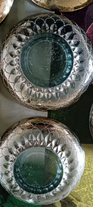 Розетки стеклянные красивые