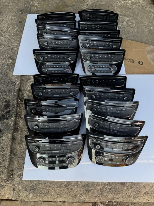 Panou clima Peugeot 508 led rosu si alb 2 si 4 zone!