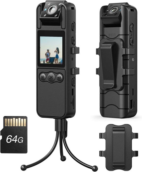 BOBLOV A26 Малка  камера за носене на тяло 64GB