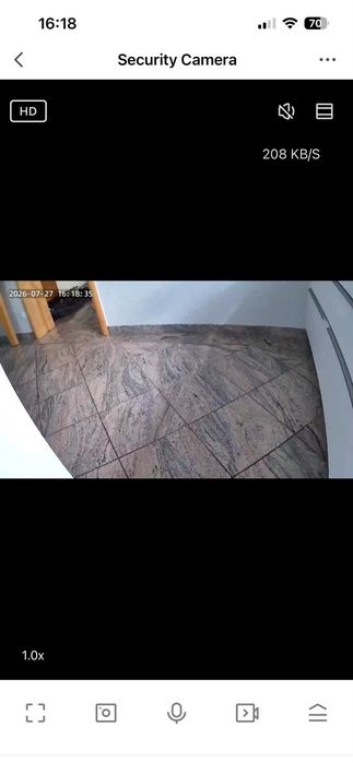 2K външна WiFi камера Meloght с прожектор 3500LM, 360° и AI проследяване
