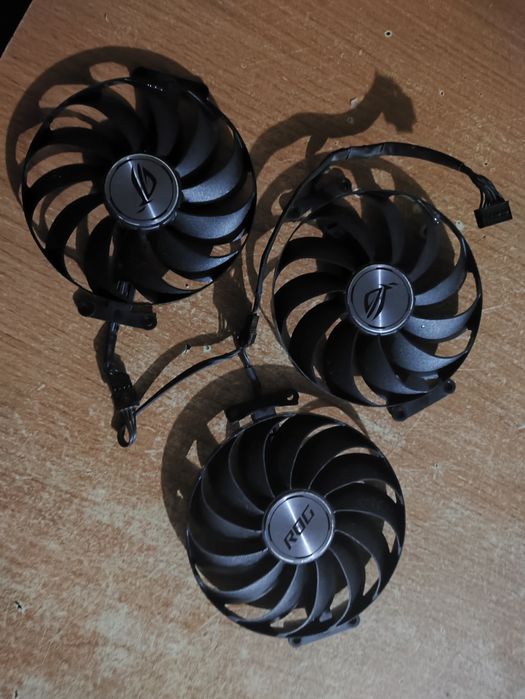 продам вентиляторы от видеокарты asus rog strix