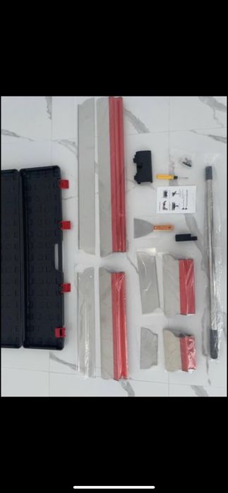 Set gletiere profesionale gletiera glet pompa glet gletuit lame gletie